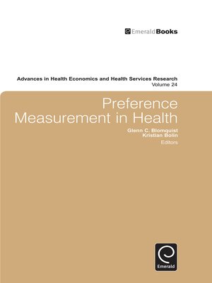 cover image of Advances in Health Economics and Health Services Research, Volume 24
